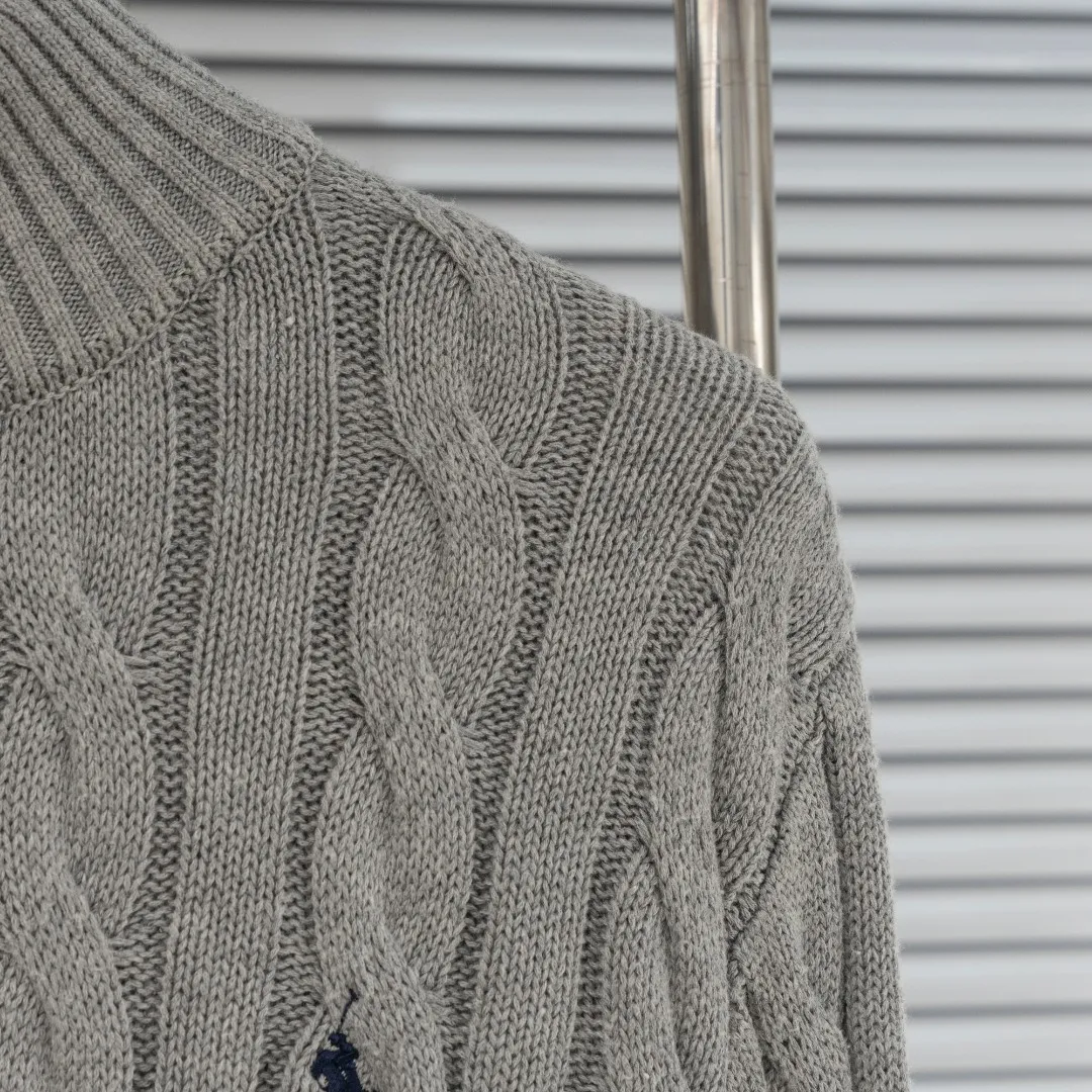 P290 top version (different currencies) You can scan the QR code to enter the official website Style: Ralph Lauren POLO Ralph Lauren small label embroidered knitted old money style half-zip pullover long-sleeved sweater Color: Picture color Size: XS-XL Fabric: Pure cotton Accessories: Full set of customized accessories No gender distinction, same style for men and women